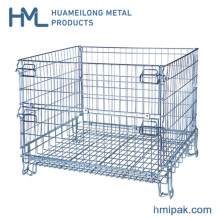 Recyclable Industrial Faltbare Klappbare Durable Metal Wire Mesh Container Gitterbox